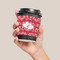 Heart Damask Coffee Cup Sleeve - LIFESTYLE