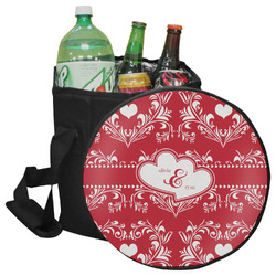 Heart Damask Collapsible Cooler & Seat (Personalized)