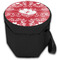 Heart Damask Collapsible Personalized Cooler & Seat (Closed)