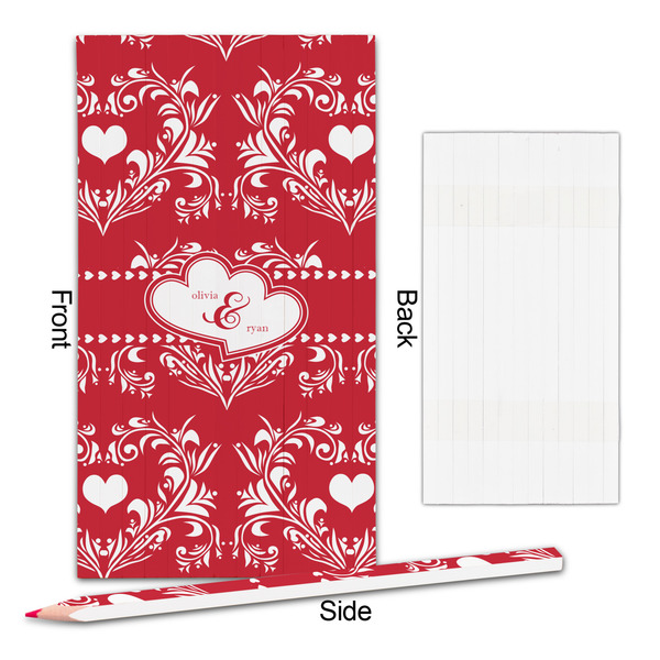 Heart Damask Colored Pencils - Approval