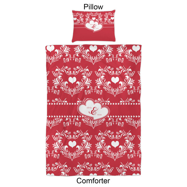 Heart Damask Comforter Set - Twin XL - Approval