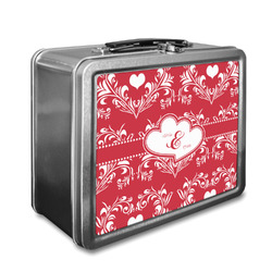 Heart Damask Lunch Box (Personalized)