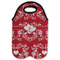 Heart Damask Double Wine Tote - Flat (new)