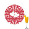 Heart Damask Drink Topper - Small - Single with Drink