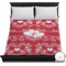 Heart Damask Duvet Cover - Full / Queen (Personalized)