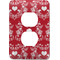 Heart Damask Electric Outlet Plate