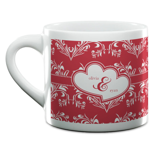 Heart Damask Espresso Cup - 6oz (Double Shot) (MAIN)