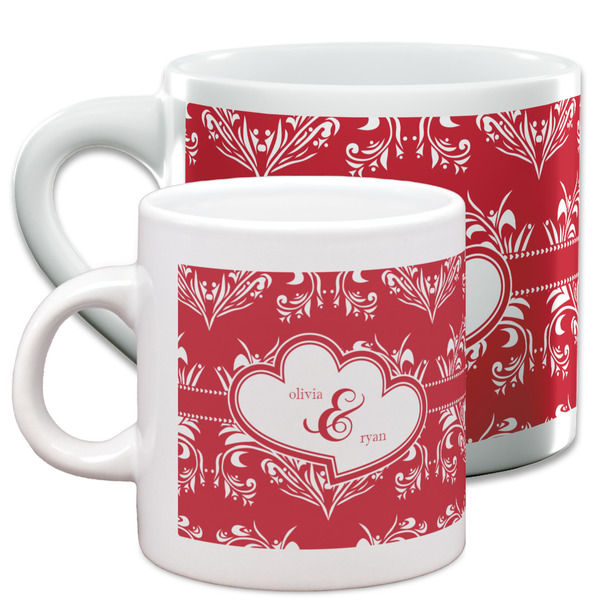 Heart Damask Espresso Mugs - Main Parent