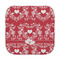 Heart Damask Face Cloth-Rounded Corners