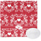 Heart Damask Wash Cloth with soap