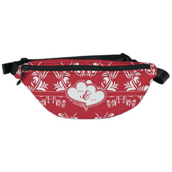 Heart Damask Fanny Pack - Classic Style (Personalized)