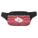 Heart Damask Fanny Pack - Modern Style (Personalized)