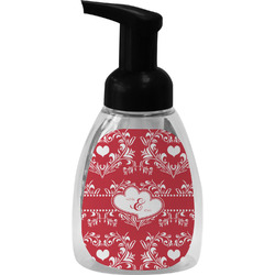 Heart Damask Foam Soap Bottle (Personalized)