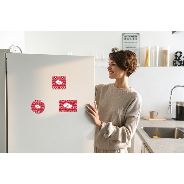Heart Damask Fridge Magnets - LIFESTYLE (all)