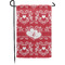 Heart Damask Garden Flag (Personalized)
