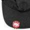Heart Damask Golf Ball Marker Hat Clip - Main - GOLD