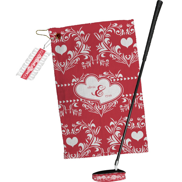 Heart Damask Golf Gift Kit (Full Print)