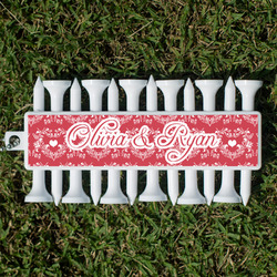Heart Damask Golf Tees & Ball Markers Set (Personalized)