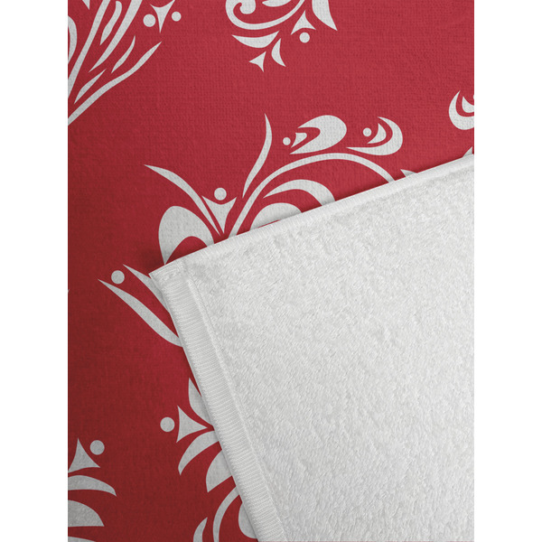 Heart Damask Golf Towel - Detail