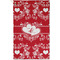 Heart Damask Golf Towel (Personalized) - APPROVAL (Small Full Print)