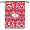 Heart Damask House Flags - Single Sided - PARENT MAIN
