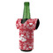 Heart Damask Jersey Bottle Cooler - ANGLE (on bottle)