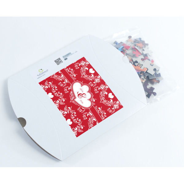 Heart Damask Jigsaw Puzzle 110 Piece - Box