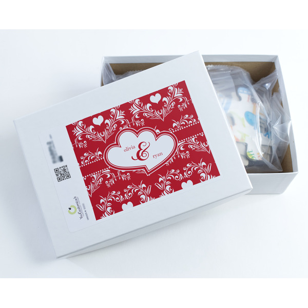 Heart Damask Jigsaw Puzzle 30 Piece - Box