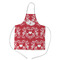 Heart Damask Kid's Apron - Medium (Personalized)