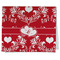 Heart Damask Kitchen Towel - Poly Cotton w/ Couple's Names