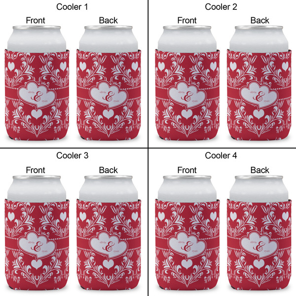 Heart Damask Can Sleeve (Approval)
