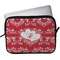 Heart Damask Laptop Sleeve / Case - 13" (Personalized)