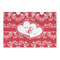 Heart Damask Large Rectangle Car Magnets- Front/Main/Approval