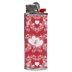 Heart Damask Case for BIC Lighters (Personalized)