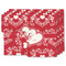 Heart Damask Double-Sided Linen Placemat - Set of 4 w/ Couple's Names