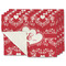 Heart Damask Linen Placemat - MAIN Set of 4 (single sided)