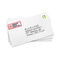Heart Damask Mailing Label on Envelopes