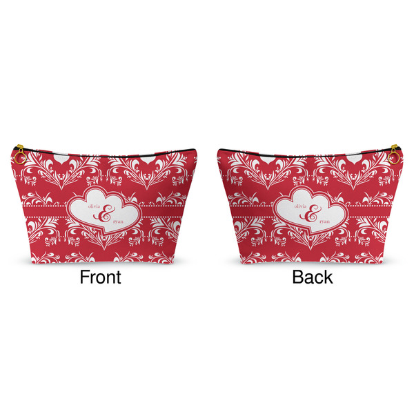 Heart Damask Makeup Bag Approval