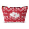 Heart Damask Structured Accessory Purse (Front)