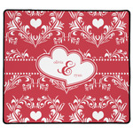 Heart Damask XL Gaming Mouse Pad - 18" x 16" (Personalized)