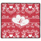 Heart Damask XL Gaming Mouse Pad - 18" x 16" (Personalized)