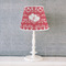 Heart Damask Poly Film Empire Lampshade - Lifestyle