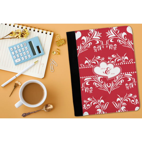 Heart Damask Medium Padfolio - LIFESTYLE (adult)