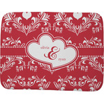 Heart Damask Memory Foam Bath Mat - 48"x36" (Personalized)