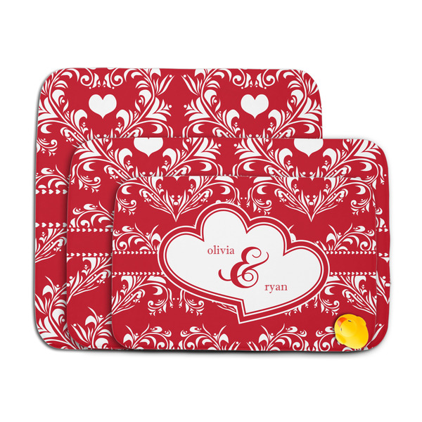 Heart Damask Memory Foam Bath Mat - MAIN PARENT
