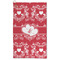 Heart Damask Microfiber Golf Towel (Personalized)