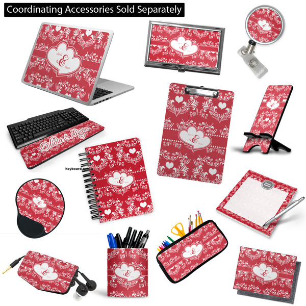 Heart Damask Office & Desk Accessories