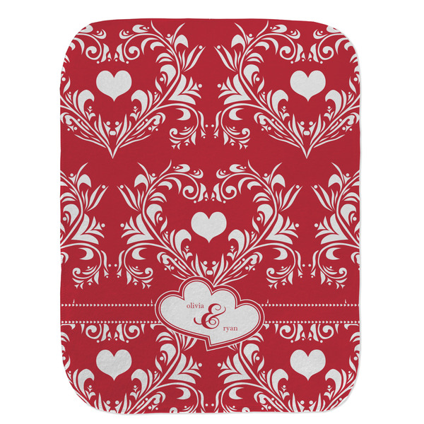 Heart Damask Old Burp Flat