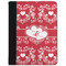Heart Damask Padfolio Clipboards - Small - FRONT