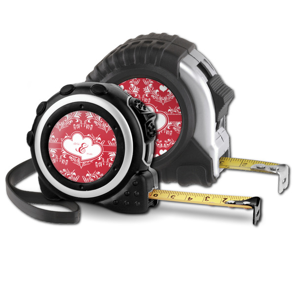 Heart Damask Parent tape measure